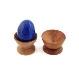 Eierbecher / Halter für Edelstein-Eier braun - ca....