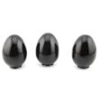 Obsidian / Fleckobsidian - Edelstein-Eier - ca. 5 - 5,1 cm