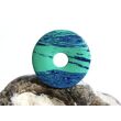 Azurit-Malachit (rek.) Donut Edelstein 25 mm (3 mm stark)