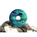 Azurit-Malachit (rek.) Donut Edelstein 25 mm (2,9 mm stark)