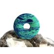 Azurit-Malachit (rek.) Donut Edelstein 25 mm (2,9 mm stark)
