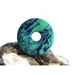 Azurit-Malachit (rek.) Donut Edelstein 25 mm (2,8 mm stark)