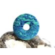 Azurit-Malachit (rek.) Donut Edelstein 25 mm (2,7 mm stark)