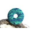 Azurit-Malachit (rek.) Donut Edelstein 25 mm (2,7 mm stark)