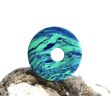Azurit-Malachit (rek.) Donut Edelstein 25 mm (2,6 mm stark)