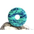Azurit-Malachit (rek.) Donut Edelstein 35 mm (4 mm stark)