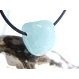 Aquamarin natur (Beryll) Schmucksteine / Trommelsteine gebohrt - Sonderqualität - ca. 1,3 - 2 cm / ca. 4-5 g/St
