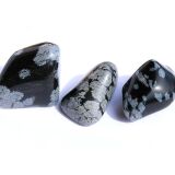 Schneeflockenobsidian Trommelsteine - schöne Qualität - ca. 2,3 - 2,6 cm / ca. 6 - 9 g/St