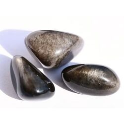 Silberobsidian Trommelsteine - sch�ne Qualit�t - ca. 2,9...