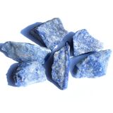 Blauquarz Rohsteine - ca. 50 g - Restbestand -
