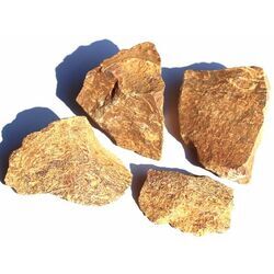 Schlangenjaspis (Schlangenstein / Fossilienkalk) Rohsteine - ca. 80 g - Restbestand -