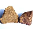 Schlangenjaspis (Schlangenstein / Fossilienkalk) Rohsteine - ca. 50 g - Restbestand -