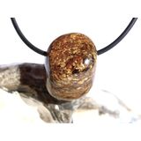 Bronzit Trommelstein gebohrt - Sonderqualit�t - ca. 2,3...