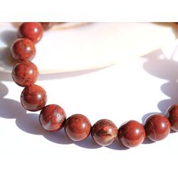 Brekzien-Jaspis Kraftarmband / Powerarmband - Sonderqualit�t - Kugeln 8 mm - ca. 18 cm