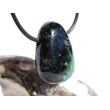 Rubin-Zoisit (Anyolith) Trommelstein gebohrt - ca. 2,8 cm x 2 cm x 1,2 cm