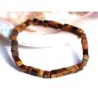 Tigerauge Armband Würfel - Sonderqualität - ca. 5 mm - ca. 22 cm
