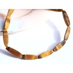 Tigerauge Armband Navetten - Sonderqualit�t - ca. 16 - 17 mm - ca. 20 cm