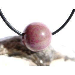 Sugilith mit Richterit Kugel gebohrt - Rarit�t - Sonderqualit�t - ca.15,5 mm