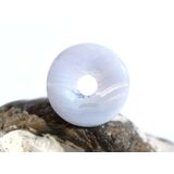 Chalcedon blau geb�ndert Donut 20-22 mm (2-4,5 mm stark)...