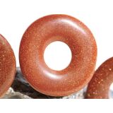 Goldfluss braun-rot (synth.) Donut 22-25 mm (2,7-3,9 mm stark)