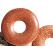 Goldfluss braun-rot (synth.) Donut 22-25 mm (2,7-3,9 mm stark)