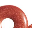 Goldfluss braun-rot (synth.) Donut 22-25 mm (2,7-3,9 mm stark)