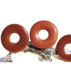 Goldfluss braun-rot (synth.) Donut 28-30 mm (3,5-4,7 mm...