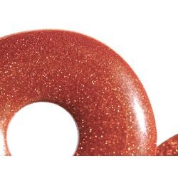 Goldfluss braun-rot (synth.) Donut 28-30 mm (3,5-4,7 mm stark)