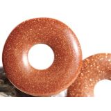 Goldfluss braun-rot (synth.) Donut 28-30 mm (3,5-4,7 mm stark)