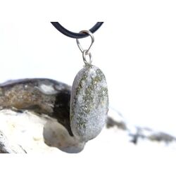 Dolomit mit Pyrit (Zuckerdolomit) Schmuckstein / Rohstein / Trommelstein - Anh�nger �se - Sonderqualit�t - Rarit�t - ca. 3,4 cm x 1,3 cm x 1 cm