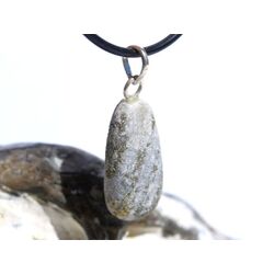 Dolomit mit Pyrit (Zuckerdolomit) Schmuckstein / Rohstein / Trommelstein - Anh�nger �se - Sonderqualit�t - Rarit�t - ca. 3,4 cm x 1,3 cm x 0,9 cm