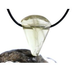 Limonen Citrin (Limoncitrin / Limonenquarz) Schmuckstein facettiert gebohrt - Sonderqualit�t - Handarbeit - ca. 2,5 - 3 cm / ca. 5-7g/St