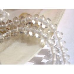 Bergkristall Halskette - Navette 7 mm - ca. 42 cm - AA-Sonderqualit�t -
