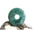 Apatit blau Donut Edelstein 30 mm (4 mm stark) - Sonderqualität -