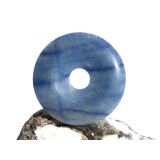 Blauquarz Donut Edelstein 45 mm (6 mm stark)