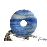 Blauquarz Donut Edelstein 45 mm (5 mm stark)