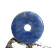 Blauquarz Donut Edelstein 50 mm (6 mm stark)