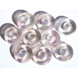 Fluorit bunt hell Donut / Perle 10 mm (3-5  mm stark) -...