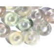 Fluorit grün Donut / Perle 10 mm (3-4 mm stark) - Sonderqualität -