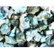 Larimar (Pektolith blau) Rohsteine mini / Wassersteine - Sonderqualität - Rarität - ca. 25 g / ca. 0,5-2,5 cm