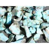Larimar (Pektolith blau) Rohsteine klein / Wassersteine - Rarität - ca. 100 g / ca. 2,5-4 cm