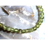 Peridot Armband / Kugelarmband Kugeln 5 mm -...