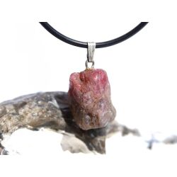 Turmalin rosa (Rubellit) Trommelstein Anhänger Öse Schmuckdose - Rarität - ca. 2,4 cm x 1,2 cm x 1,2 cm