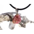 Turmalin rosa (Rubellit) Trommelstein Anhänger Öse Schmuckdose - Rarität - ca. 1,8 cm x 1 cm x 1 cm