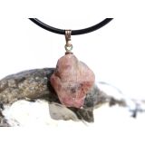 Turmalin rosa (Rubellit) Trommelstein Anhänger Öse Schmuckdose - Rarität - ca. 2,7 cm x 1,5 cm x 0,8 cm