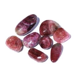 Turmalin rosa-rot (Rubellit) Trommelsteine - Rarität - Sonderqualität - ca. 1,1 -1,6 cm / ca. 1,9-2,5 g/St
