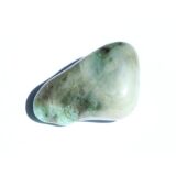 Smaragd XXL Trommelstein / Handschmeichler (Beryll) - Rarität - ca. 4,1 cm x 2,7 cm x 1,9 cm