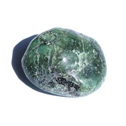 Smaragd XXXL Trommelstein / Handschmeichler (Beryll) - Rarität - ca. 4,8 cm x 3,9 cm x 2,7 cm