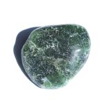Smaragd XXXL Trommelstein / Handschmeichler (Beryll) - Rarität - ca. 4,8 cm x 3,9 cm x 2,7 cm