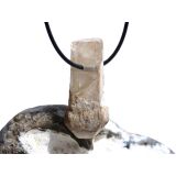 Bergkristall "Zepterquarz / Szepterquarz" XXL Natur-Kristall gebohrt - Rarität - ca. 4,3 cm x 1,9 cm x 1,2 cm
